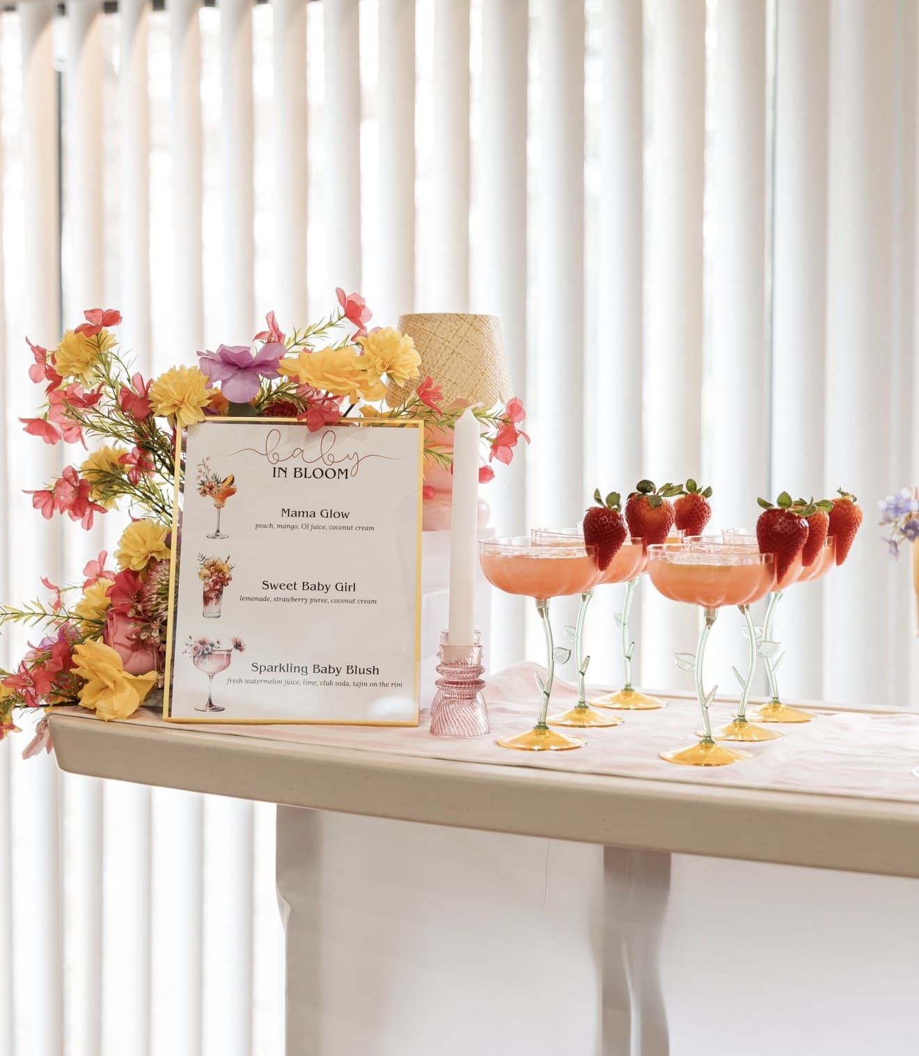 Bar styling and cocktails by Let's Mix Drinks With Ana